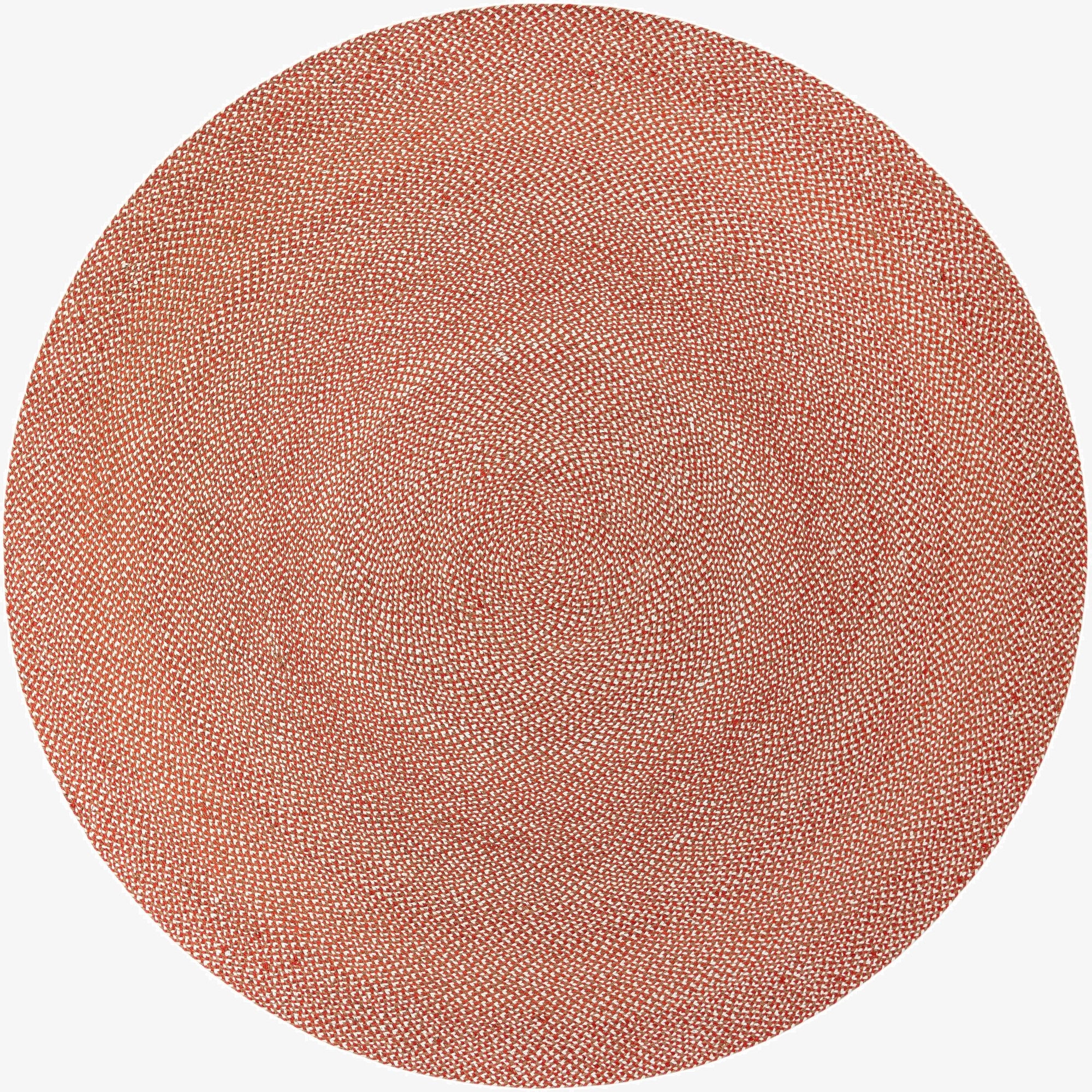 10' x 10'  Hand Tweed Braided Jute Round Rug