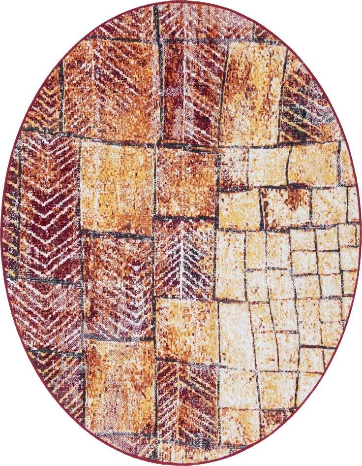 Detail image of 5' 3 x 5' 3 Valencia Round Rug