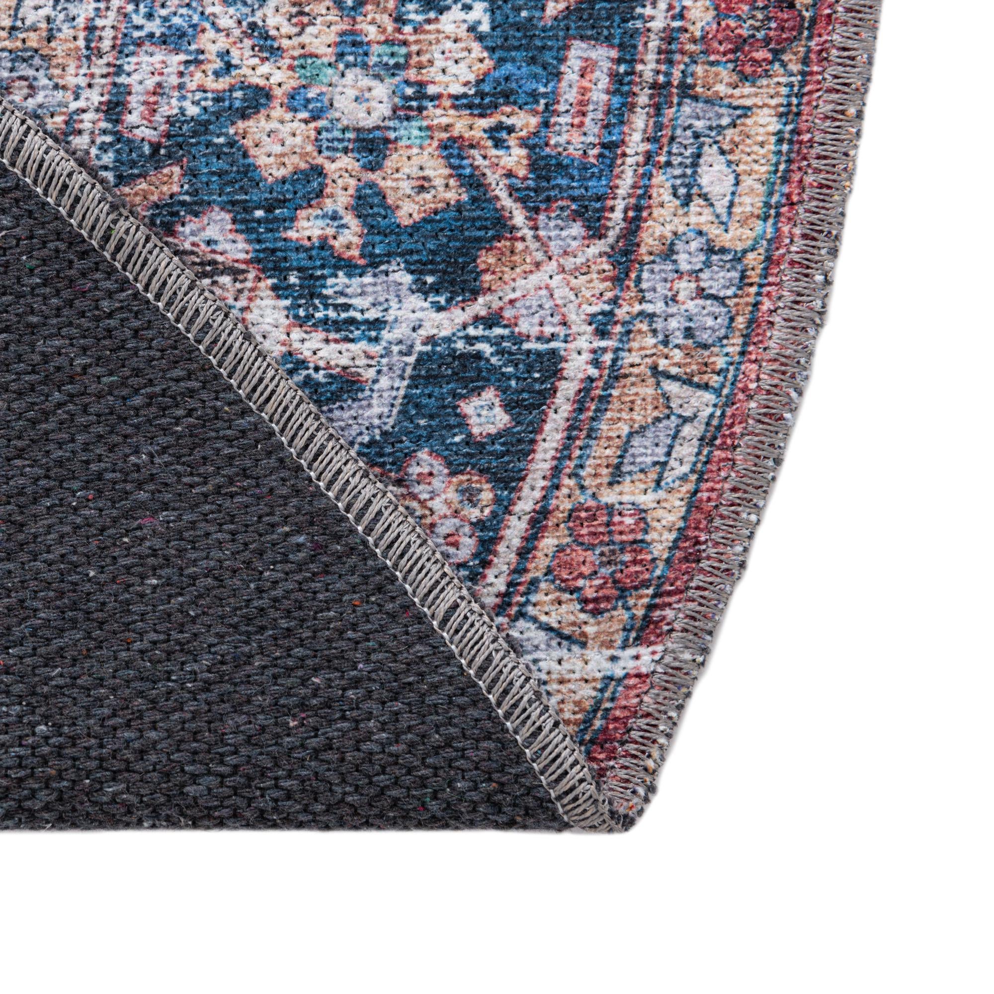 7' 10 x 7' 10 Washable Yara Round Rug