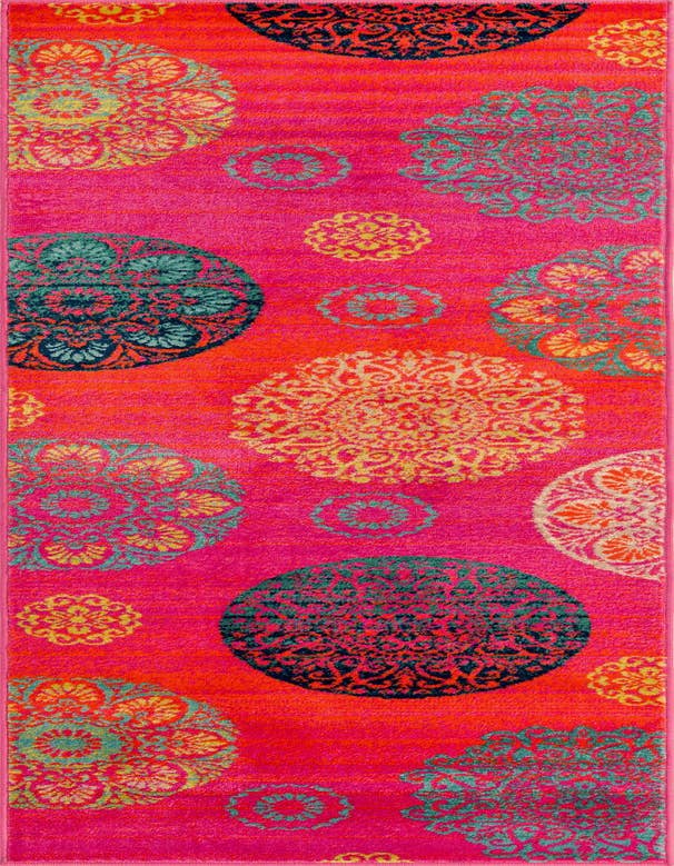 Detail image of 3' x 10' Azalea Runner Rug