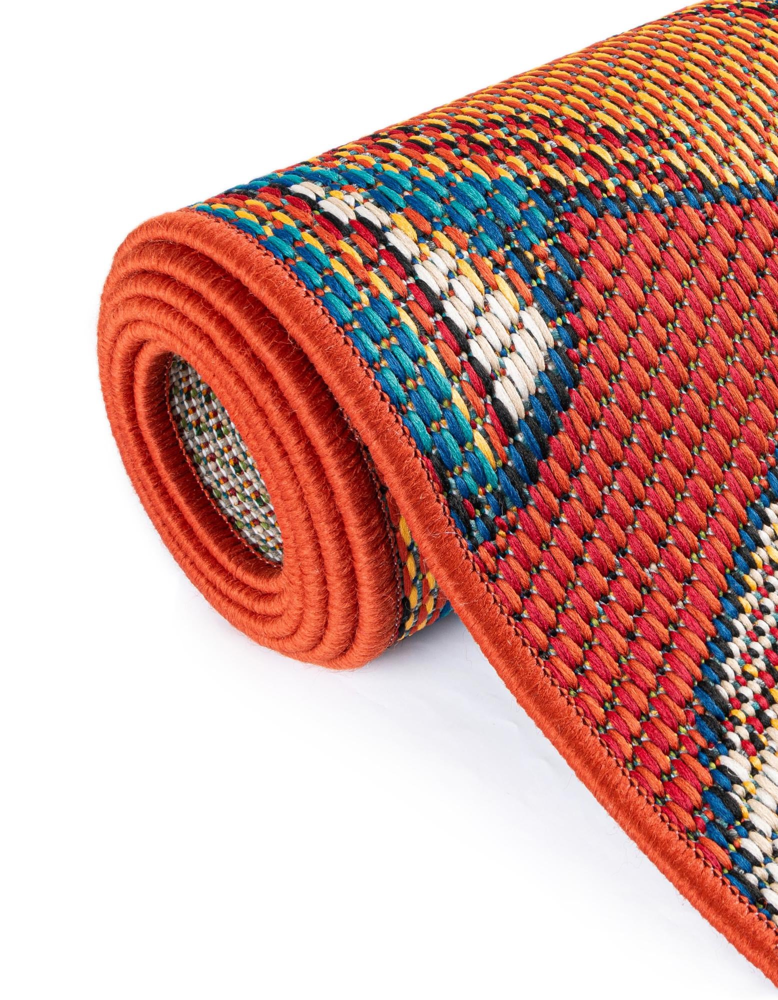 2' 7 x 12' Easy-Clean Baja Indoor / Outdoor Runner Rug
