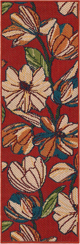 Detail image of 2' x 6' Easy-Clean Baja Indoor / Outdoor Runner Rug
