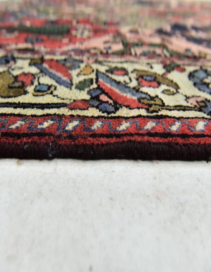 Detail image of 5' 2 x 10'  Hand Knotted Bakhtiar Persian Wool Runner Rug