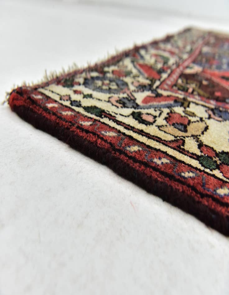 Detail image of 5' 2 x 10'  Hand Knotted Bakhtiar Persian Wool Runner Rug