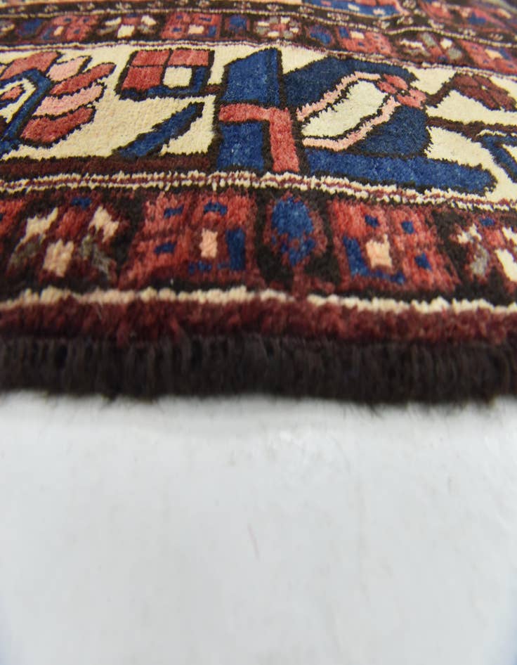 Detail image of 5' 3 x 9' 10  Hand Knotted Bakhtiar Persian Wool Runner Rug