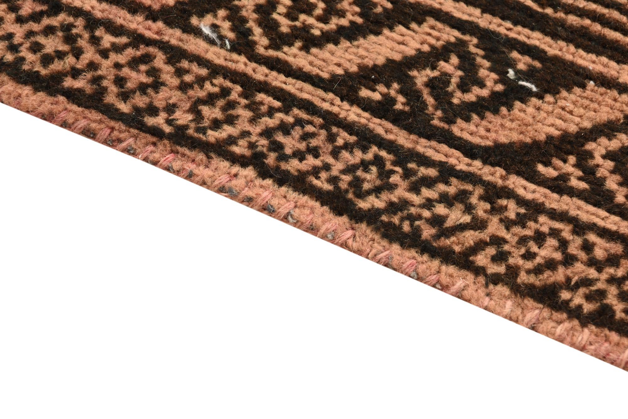 4' 6 x 9' 2 Hand Knotted Balouch Persian Wool Runner Rug