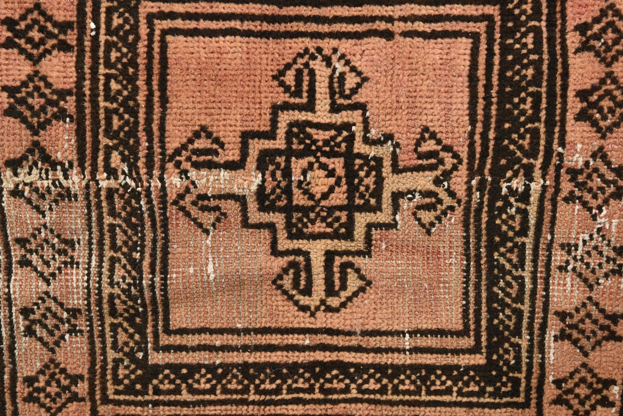 4' 6 x 9' 2 Hand Knotted Balouch Persian Wool Runner Rug