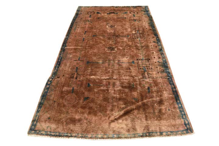 4' 2 x 8' 3 Hand Knotted Balouch Persian Wool Runner Rug