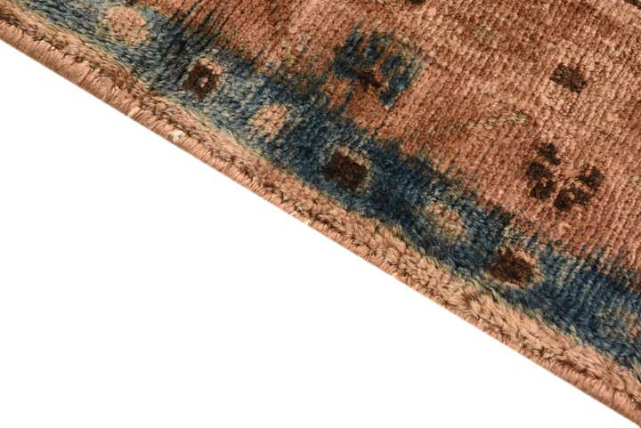 4' 2 x 8' 3 Hand Knotted Balouch Persian Wool Runner Rug