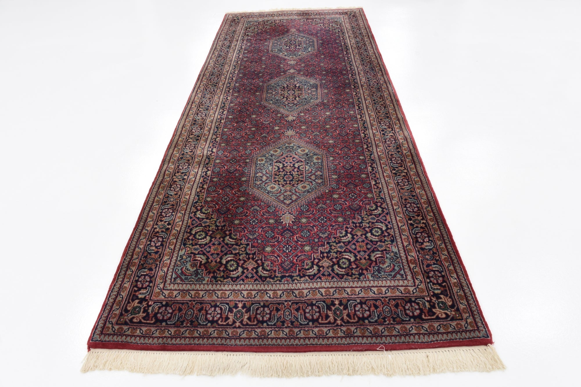 4' x 10' Hand Knotted Bidjar Persian Wool Runner Rug