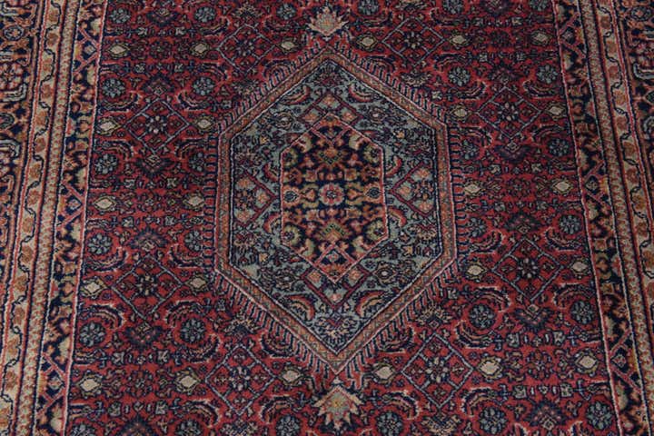4' x 10' Hand Knotted Bidjar Persian Wool Runner Rug