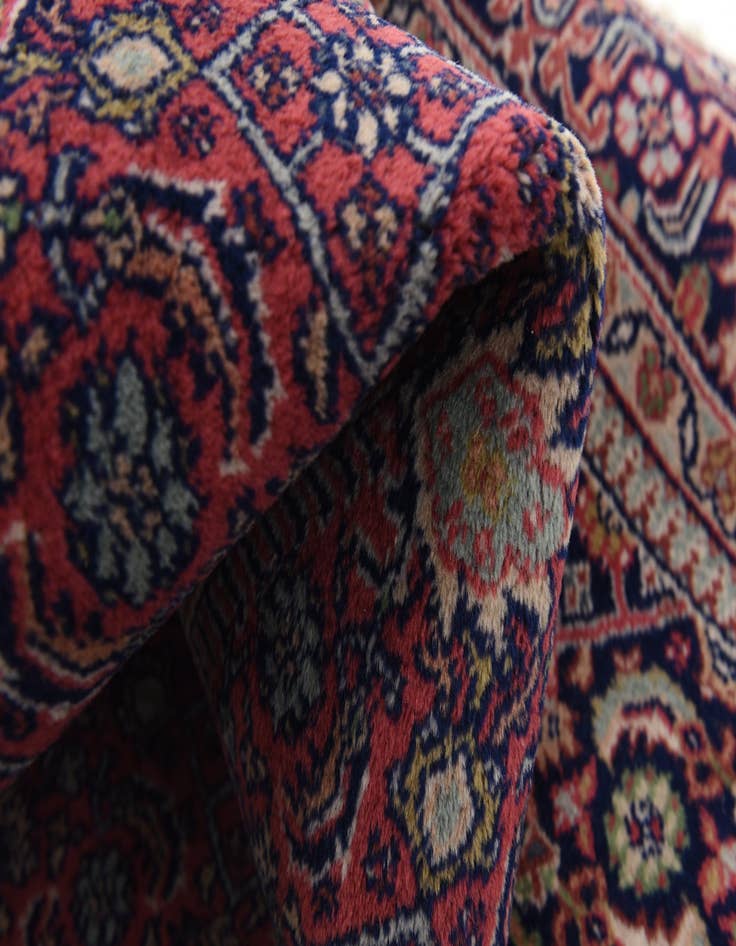 Detail image of 4' x 10' Hand Knotted Bidjar Persian Wool Runner Rug