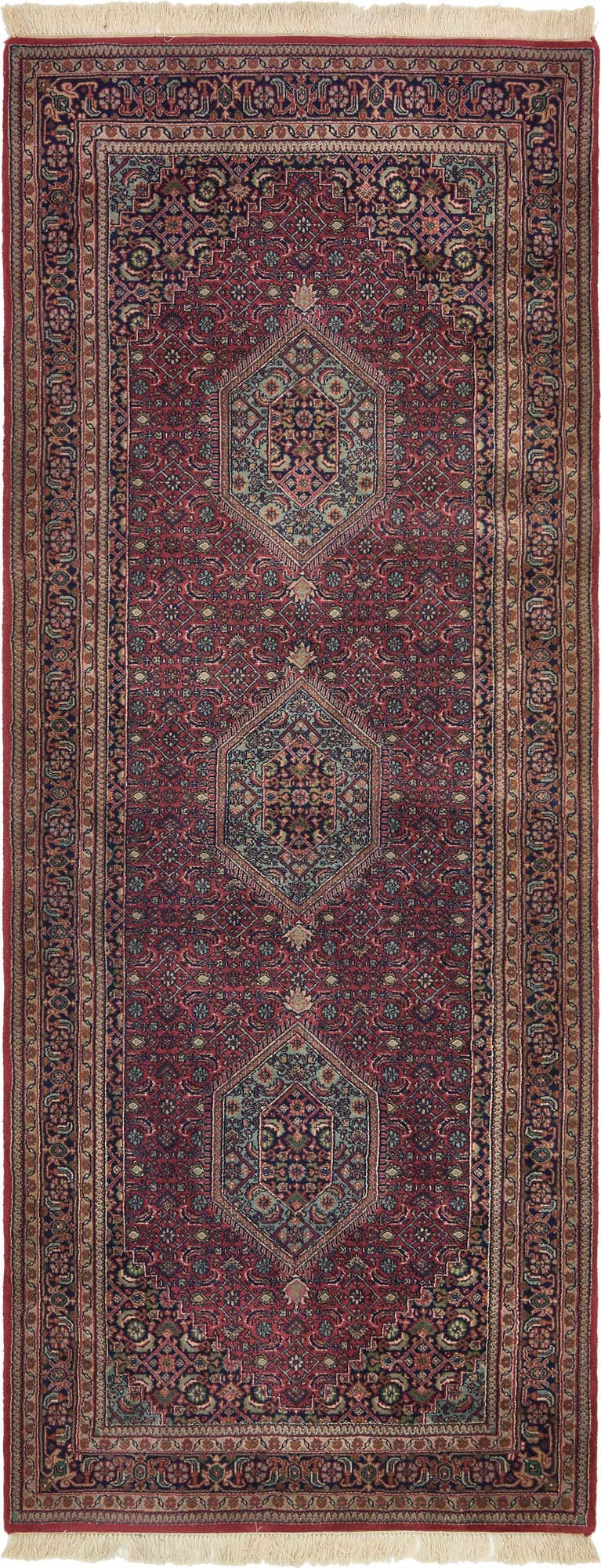 4' x 10' Hand Knotted Bidjar Persian Wool Runner Rug