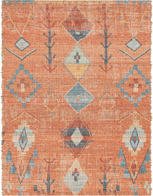 Detail image of 2' 2 x 8' Hand Woven Chenille Jute Runner Rug
