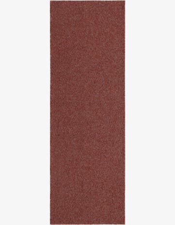 Rust Red Everyday Solid Runner Rug