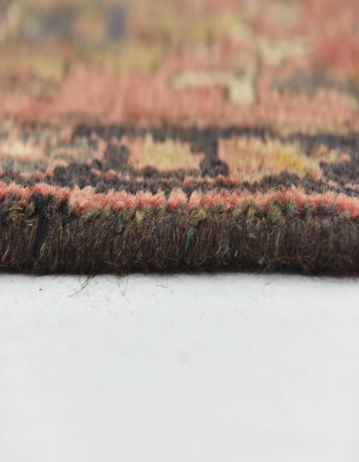 Detail image of 3' 9 x 11' 3 Hand Knotted Hamedan Persian Wool Runner Rug