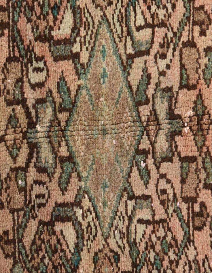 Detail image of 2' 3 x 4' 10  Hand Knotted Hamedan Persian Wool Runner Rug