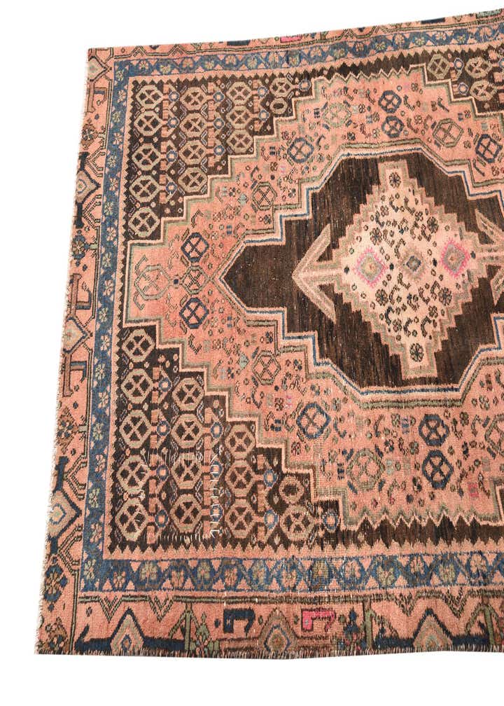 3' 5 x 9' 6 Hand Knotted Hamedan Persian Wool Runner Rug