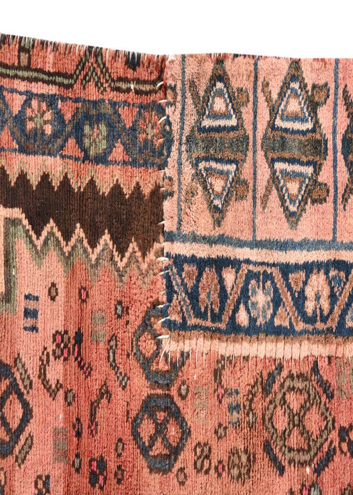 3' 5 x 9' 6 Hand Knotted Hamedan Persian Wool Runner Rug