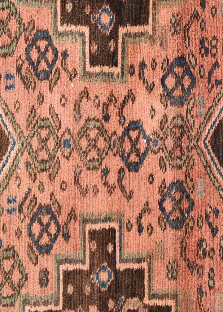 3' 5 x 9' 6 Hand Knotted Hamedan Persian Wool Runner Rug