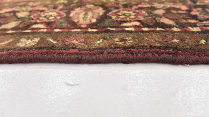 4' x 10' 2 Hand Knotted Hossainabad Persian Wool Runner Rug