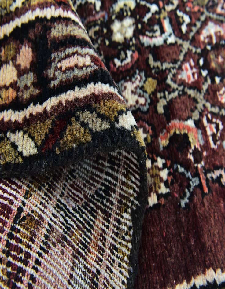 Detail image of 3' x 9' 2 Hand Knotted Hossainabad Persian Wool Runner Rug