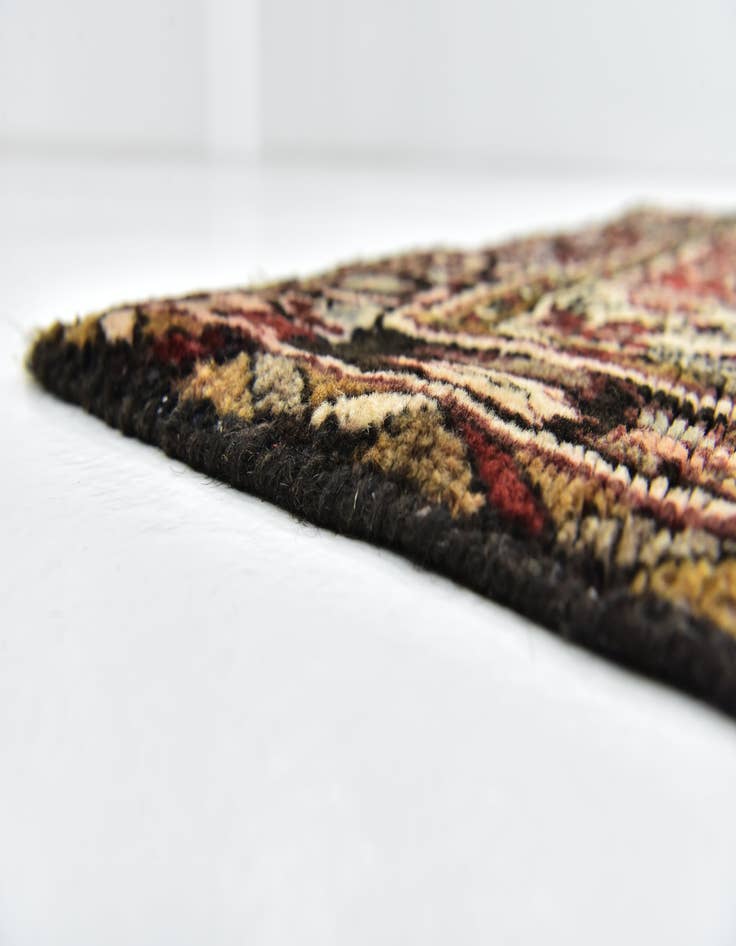 Detail image of 3' x 9' 2 Hand Knotted Hossainabad Persian Wool Runner Rug