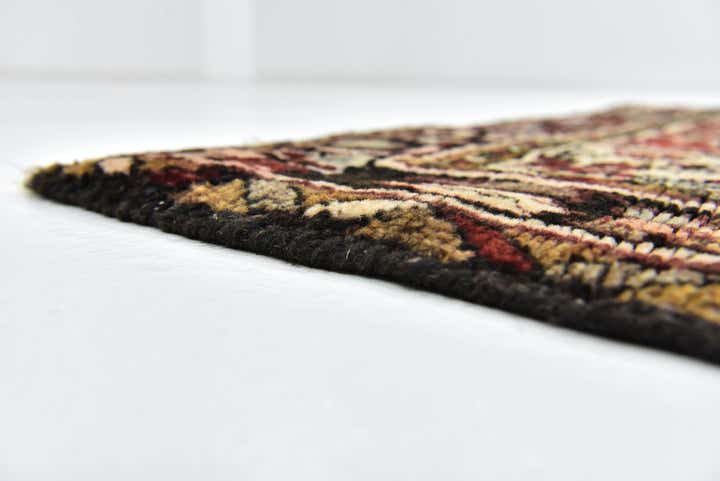 3' x 9' 2 Hand Knotted Hossainabad Persian Wool Runner Rug