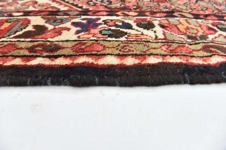 4' 7 x 10' 6 Hand Knotted Hossainabad Persian Wool Runner Rug