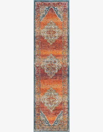 Rust Red Isabella Runner Rug
