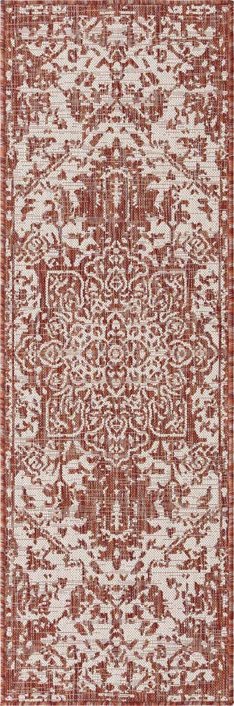 2' x 6' Easy-Clean Jill Zarin Dubai Indoor / Outdoor Runner Rug