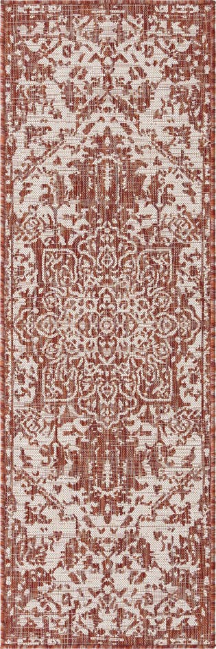 Detail image of 2' x 6' Easy-Clean Jill Zarin Dubai Indoor / Outdoor Runner Rug