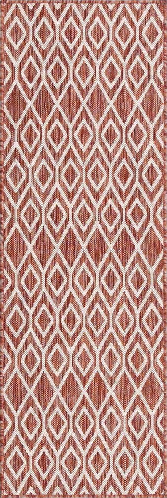 2' x 6' Easy-Clean Jill Zarin Turks and Caicos Indoor / Outdoor Runner Rug