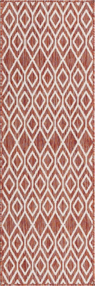 Detail image of 2' x 6' Easy-Clean Jill Zarin Turks and Caicos Indoor / Outdoor Runner Rug