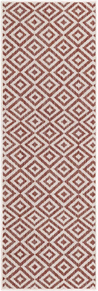 Detail image of 2' x 6' Easy-Clean Jill Zarin Costa Rica Indoor / Outdoor Runner Rug