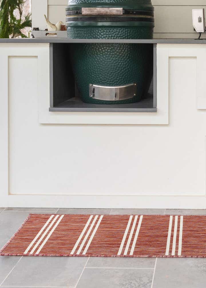 2' x 8' Easy-Clean Jill Zarin Anguilla Indoor / Outdoor Runner Rug