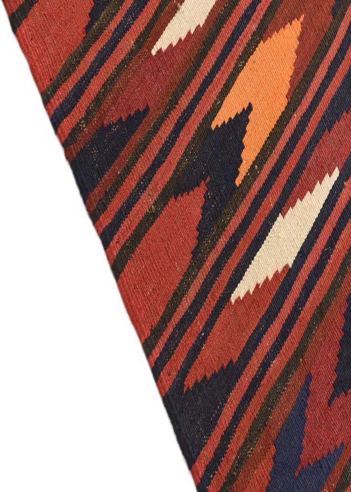 4' x 9' 5 Hand Woven Kilim Afghan Wool Runner Rug