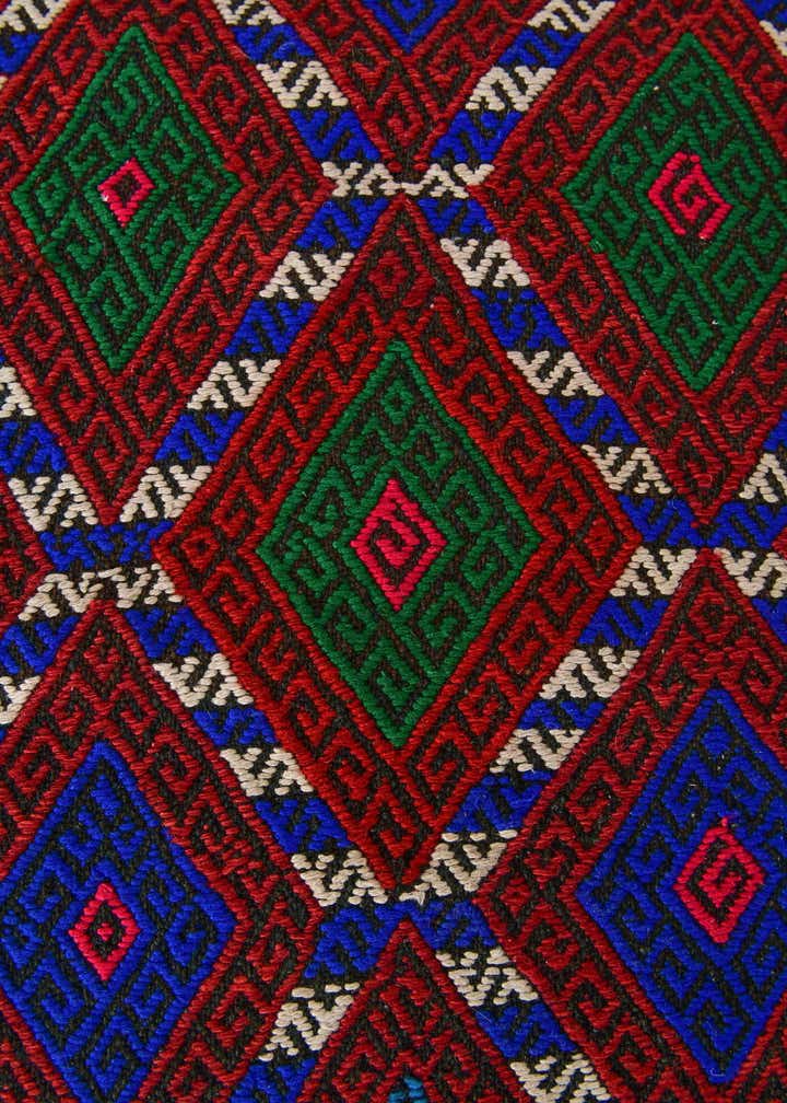 2' x 8' 5 Hand Knotted Kilim Fars Persian Wool Runner Rug