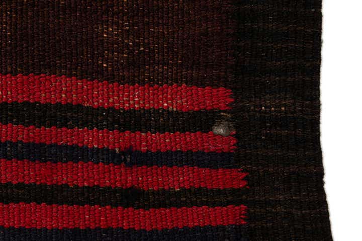 4' 9 x 11' 7 Hand Woven Kilim Fars Wool Runner Rug