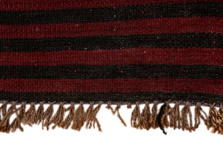 4' 9 x 11' 7 Hand Woven Kilim Fars Wool Runner Rug