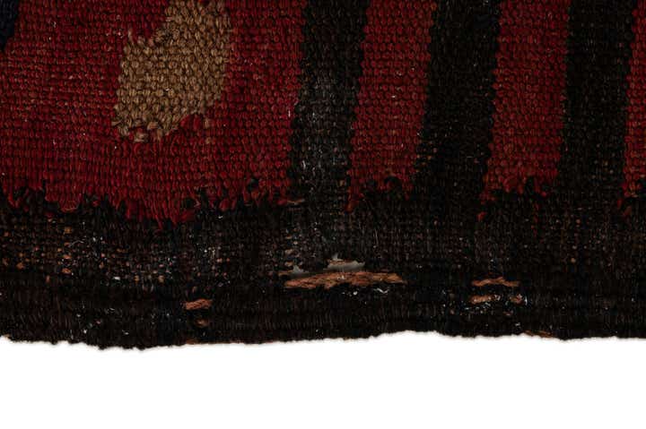 4' 9 x 11' 7 Hand Woven Kilim Fars Wool Runner Rug