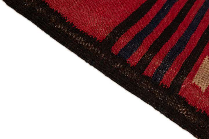 4' 9 x 11' 7 Hand Woven Kilim Fars Wool Runner Rug