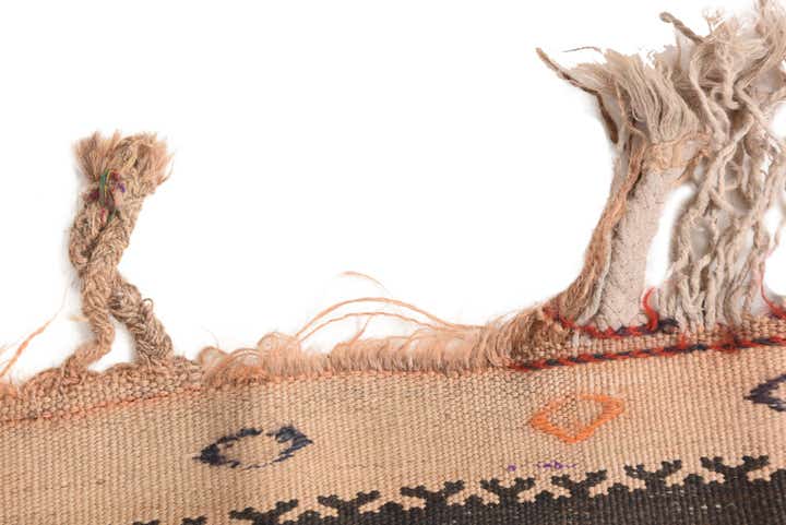 4' 4 x 11' Hand Woven Kilim Fars Wool Runner Rug