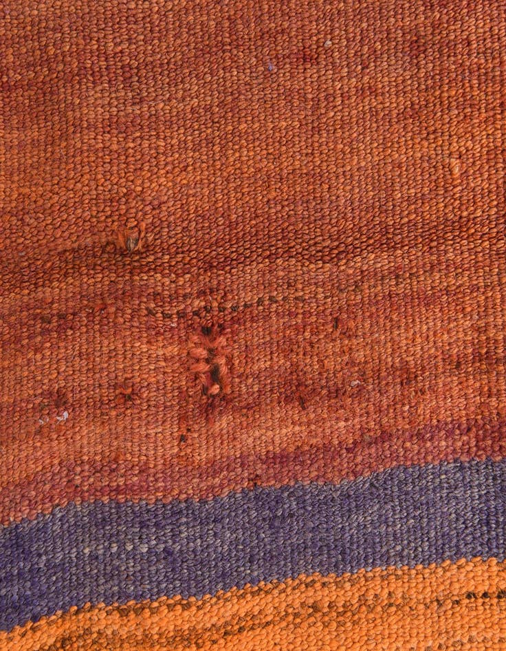 Detail image of 4' 7 x 14' 8  Hand Woven Kilim Fars Wool Runner Rug