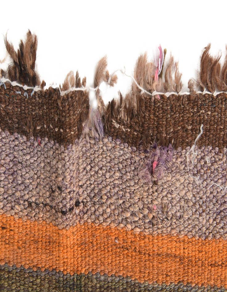 Detail image of 4' 7 x 14' 8  Hand Woven Kilim Fars Wool Runner Rug