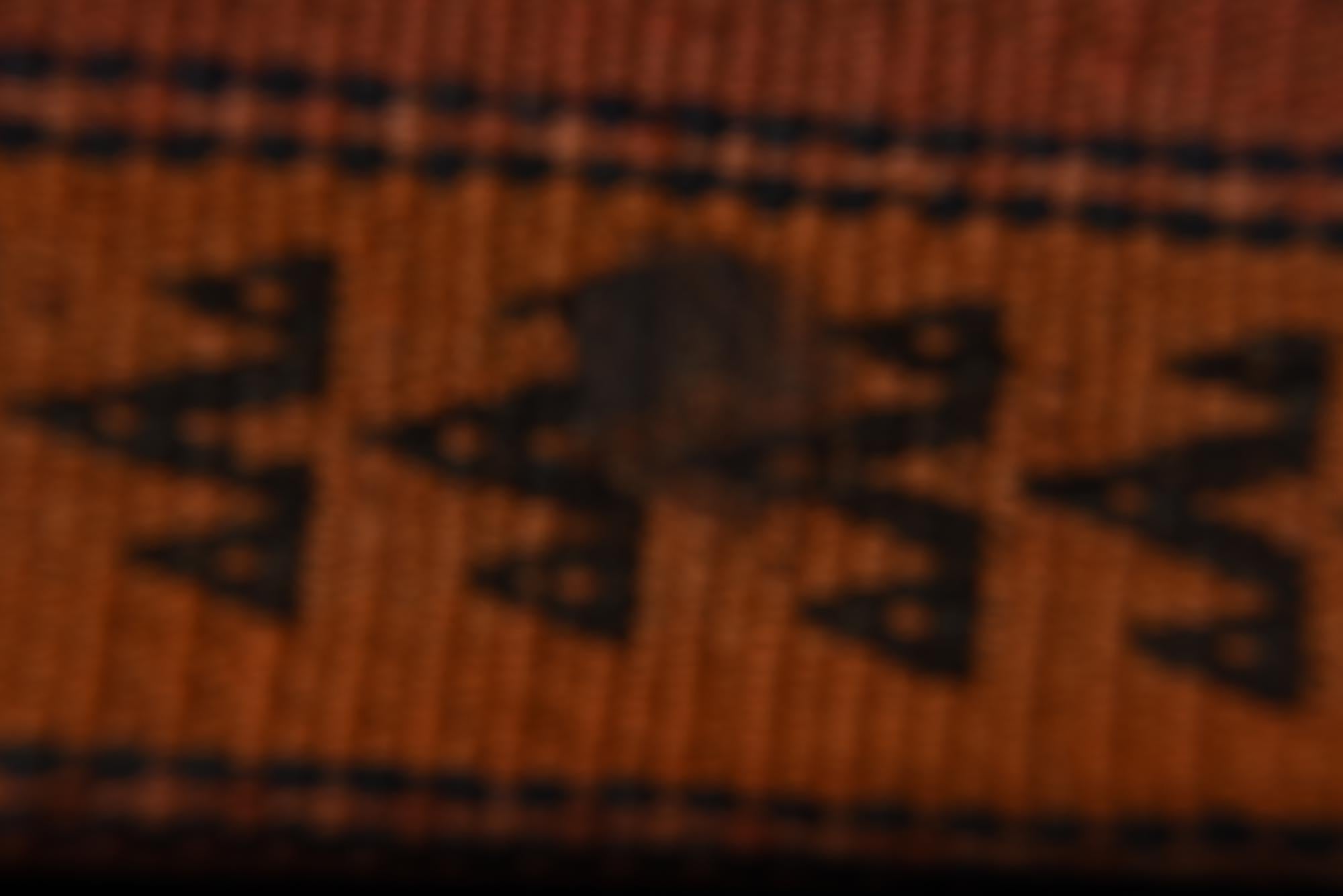 4' 3 x 9' 7 Hand Woven Kilim Fars Wool Runner Rug