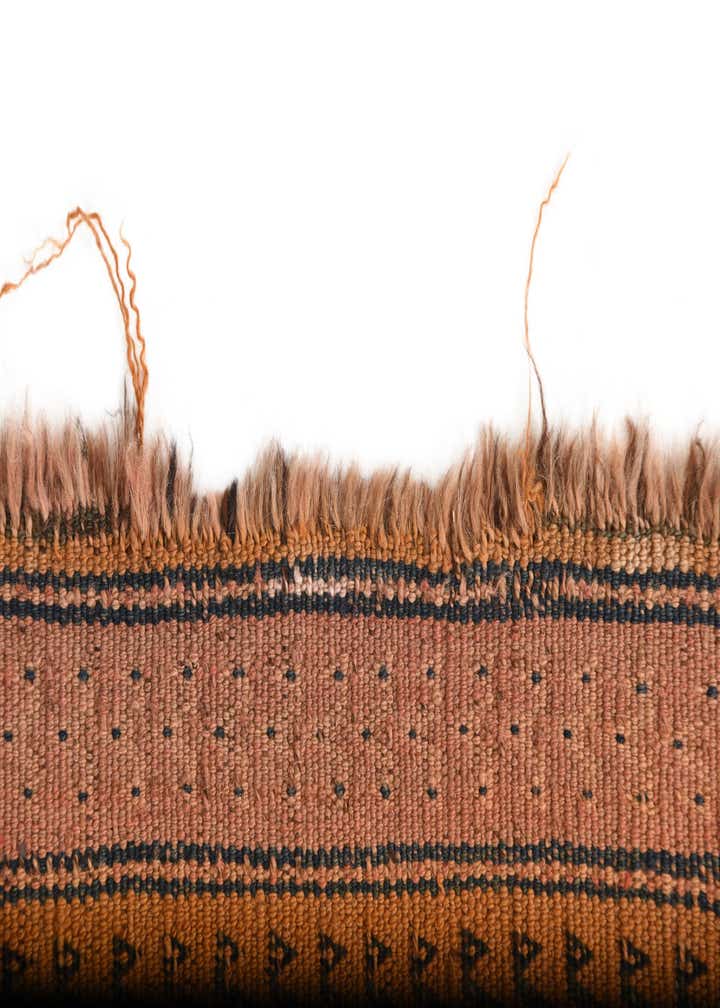 4' 3 x 9' 7 Hand Woven Kilim Fars Wool Runner Rug