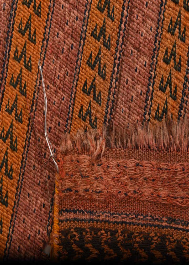 4' 3 x 9' 7 Hand Woven Kilim Fars Wool Runner Rug