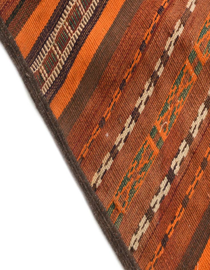 Detail image of 2' 9 x 10' Hand Woven Kilim Fars Wool Runner Rug