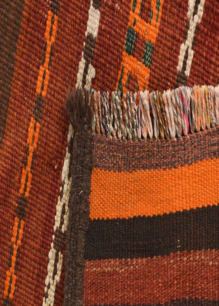 2' 9 x 10' Hand Woven Kilim Fars Wool Runner Rug